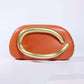 Clutch Rígida "Glamour" com Corrente e Detalhes em Gold