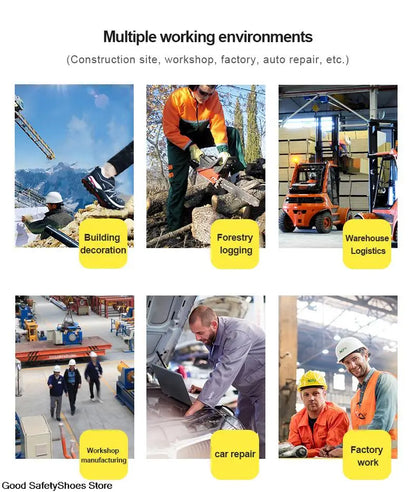 SteelFlex One - Sapato de Segurança Leve com Biqueira de Aço