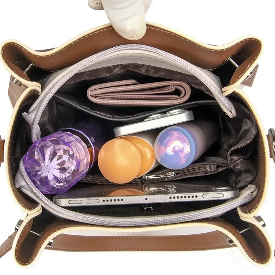 Bolsa Erantia Elegância Bicolor