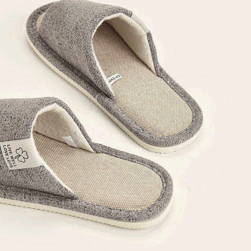 Evaristo - Pantufas em Linho