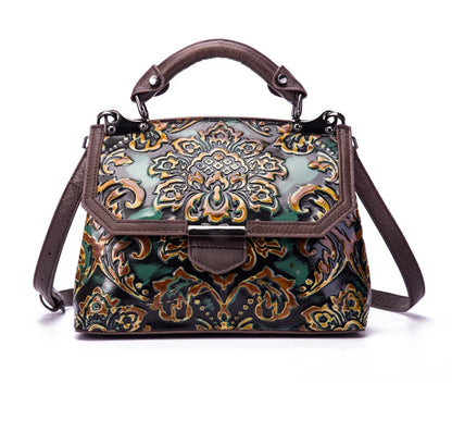 Sac à rabat Aurora Vintage – Fabriqué en cuir véritable de première qualité 