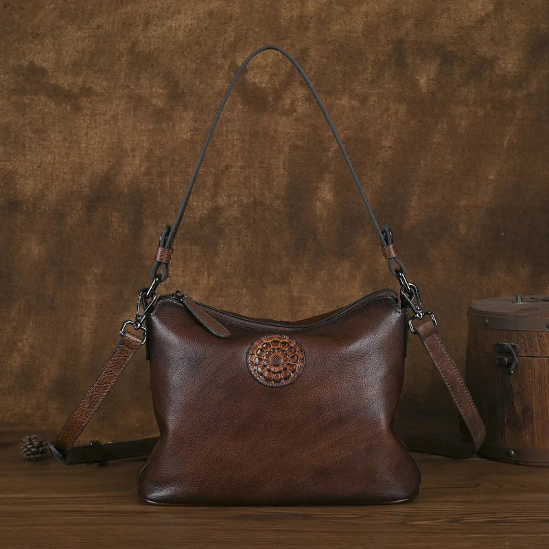 Siena Vintage Bag – Compact Genuine Leather