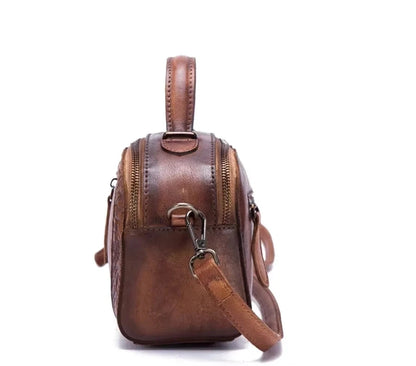 Mala Alba Vintage – Em Couro Genuíno Premium