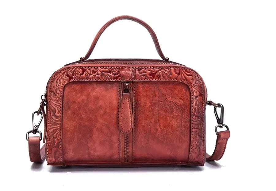Mala Alba Vintage – Em Couro Genuíno Premium