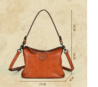 Siena Vintage Bag – Compact Genuine Leather