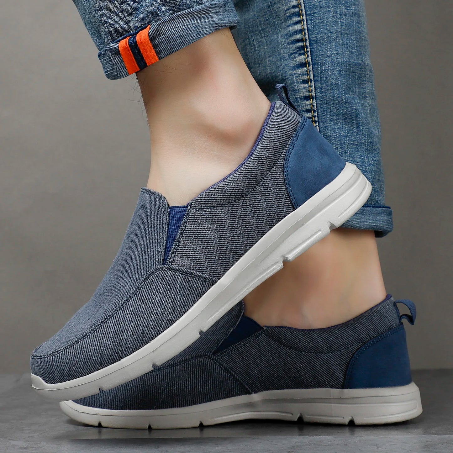 Lorenzo - Mocassins Casuais em Lona