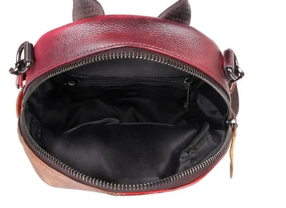 Diana Vintage Patchwork Backpack – In Premium Genuine Leather