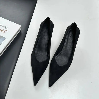 Celeste Élite – Sapatos Clássicos de Salto Fino