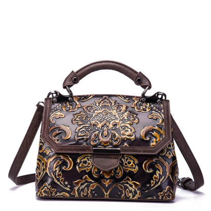Sac à rabat Aurora Vintage – Fabriqué en cuir véritable de première qualité 