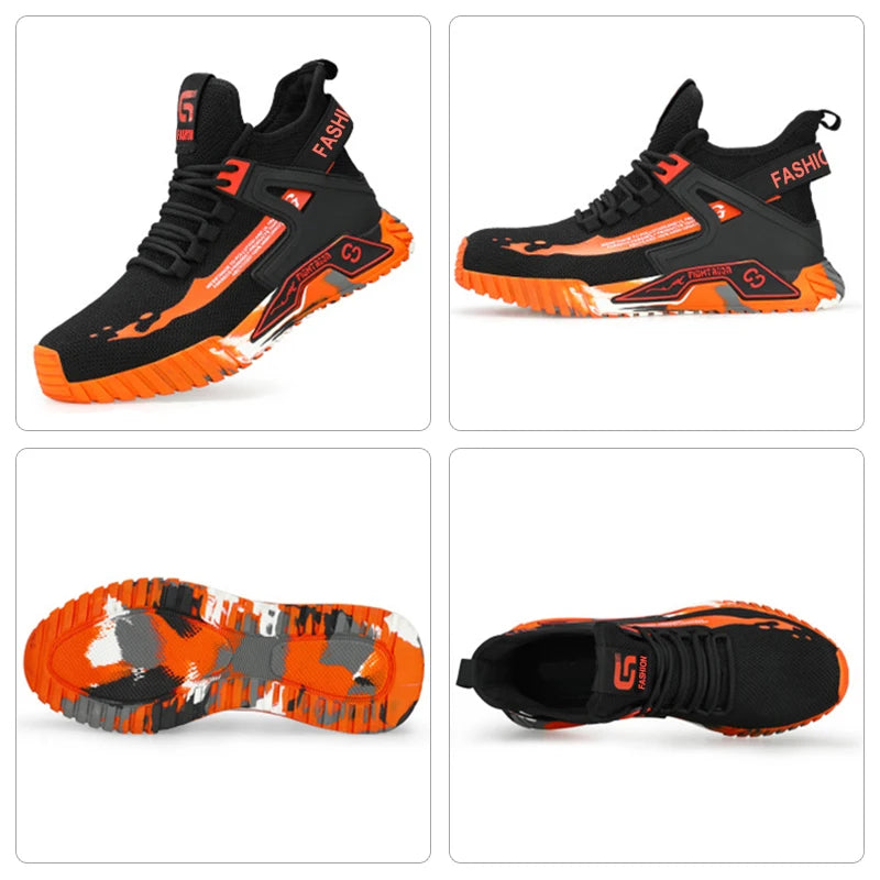 ForgeStrike C0296 - Bota de Segurança com Kevlar e Biqueira de Aço