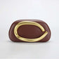 Clutch Rígida "Glamour" com Corrente e Detalhes em Gold