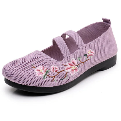 Olga Flora - Chaussure semi-orthopédique en mesh ultra-léger et respirant