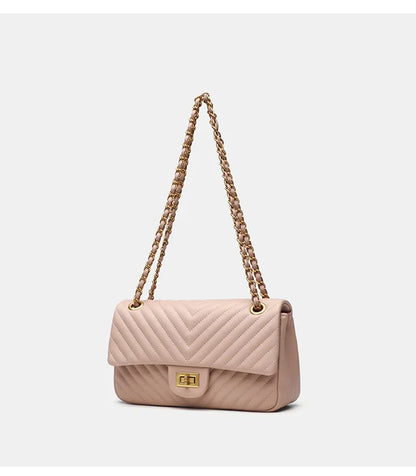 Véronique Chain – Genuine Leather Bag