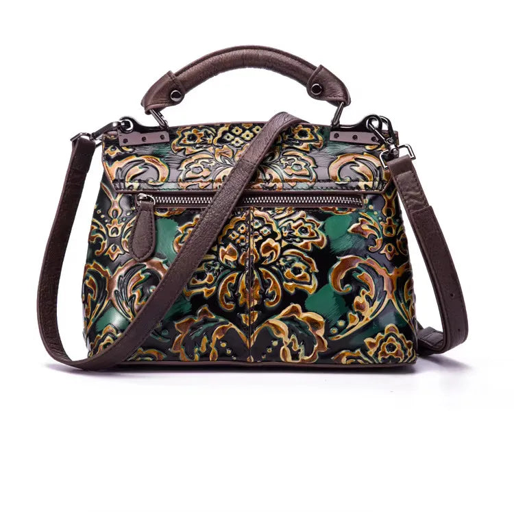 Sac à rabat Aurora Vintage – Fabriqué en cuir véritable de première qualité 
