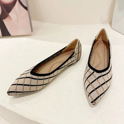 Yaliane - Chaussure de style ballerine très élégante et confortable.