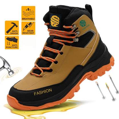 TitanGuard 219 - Bota de Segurança com Kevlar e Biqueira de Aço