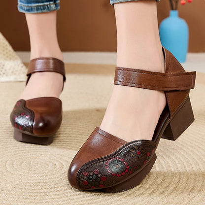 Romana Oriental - Sandale ultra confortable (cuir véritable)