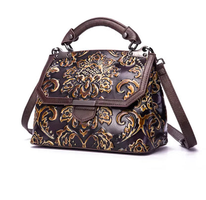 Sac à rabat Aurora Vintage – Fabriqué en cuir véritable de première qualité 