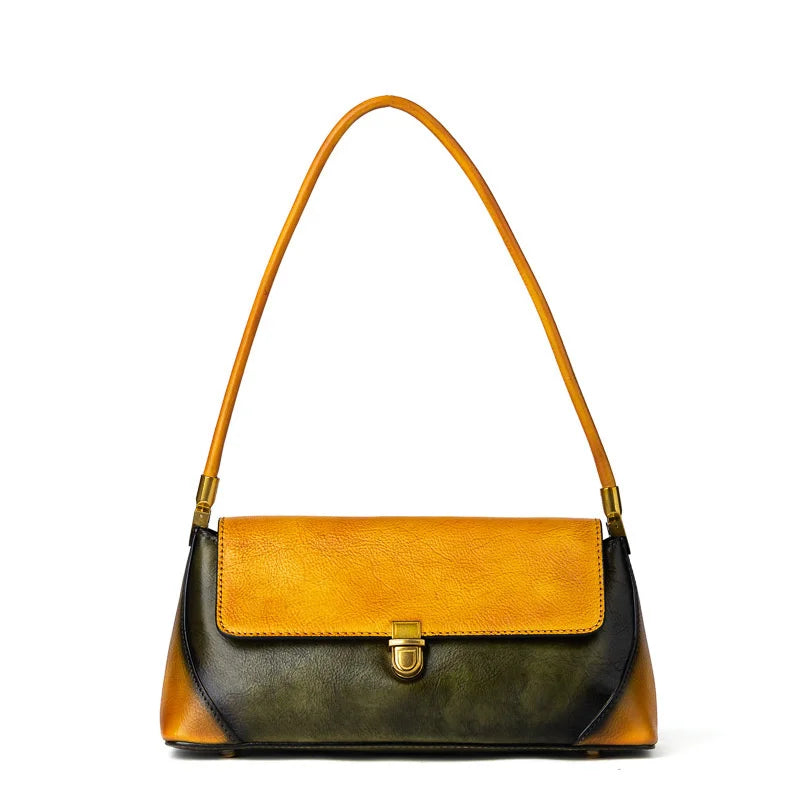 Bolsa Capri Vintage – Couro Genuíno Compacto