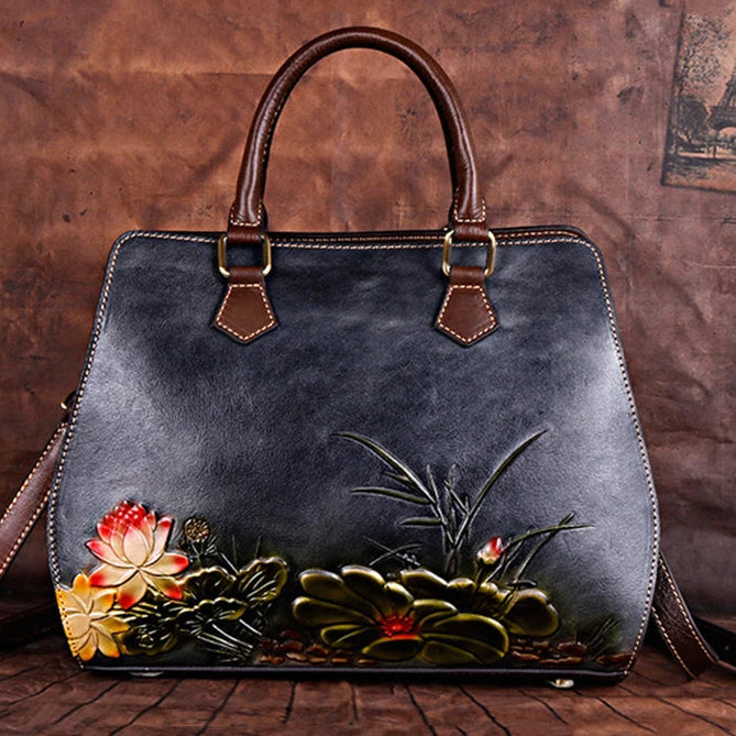 Sac toscan vintage – Fabriqué en cuir véritable fait main 