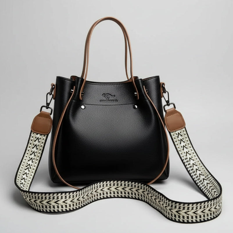 Bolsa Erantia Elegância Bicolor