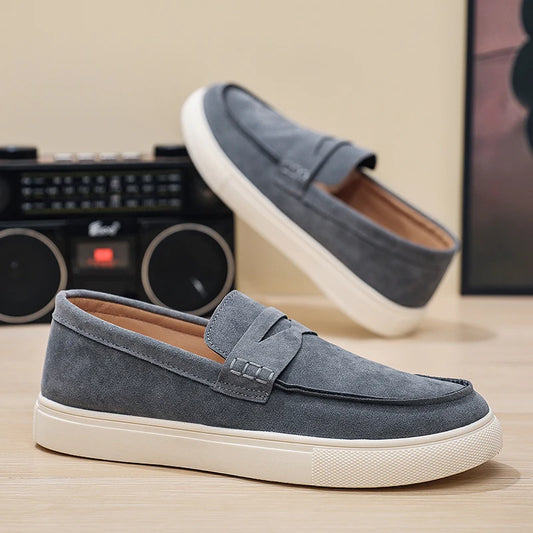 Alberto - Mocassins Casuais em Camurça