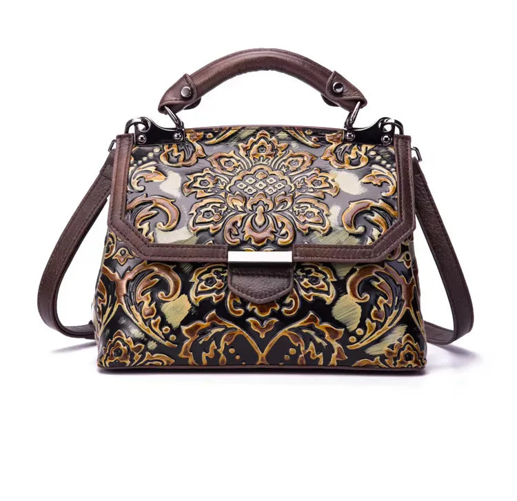 Sac à rabat Aurora Vintage – Fabriqué en cuir véritable de première qualité 