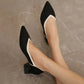 Narah Isadora Pump - Sapato de Salto Bloco muito Elegante e Confortável