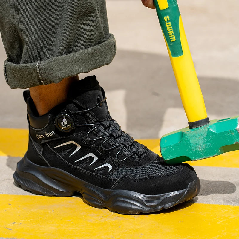 TrailGuard DS33 - Sapato de Segurança com Fecho Rotativo e Proteção Antiperfuração