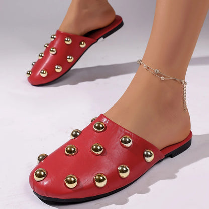 Verona Rivet – Mules Casuais Elegantes