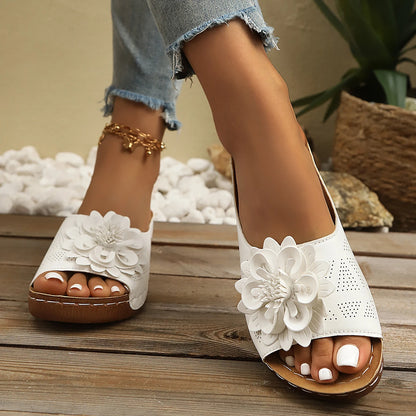 Florim – Sandálias Conforto Floral