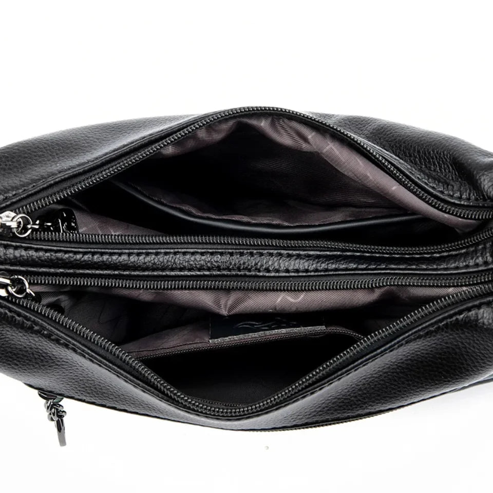 Mala “Luzia” em Couro Premium – Elegância Versátil para o Dia a Dia