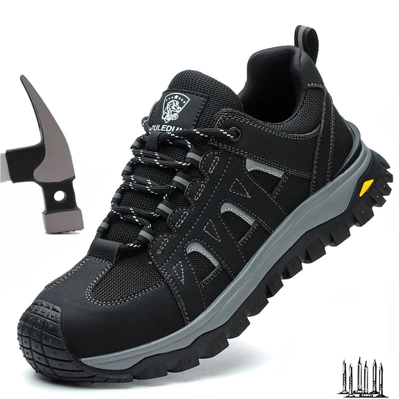 AeroGrip T02 - Sapato de Segurança Respirável com Biqueira de Aço