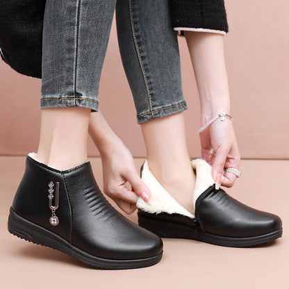 Belle botte d'automne et d'hiver - Imperméable et veloutée