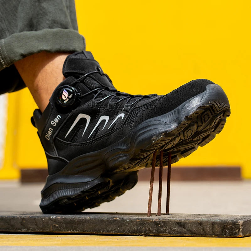 TrailGuard DS33 - Sapato de Segurança com Fecho Rotativo e Proteção Antiperfuração