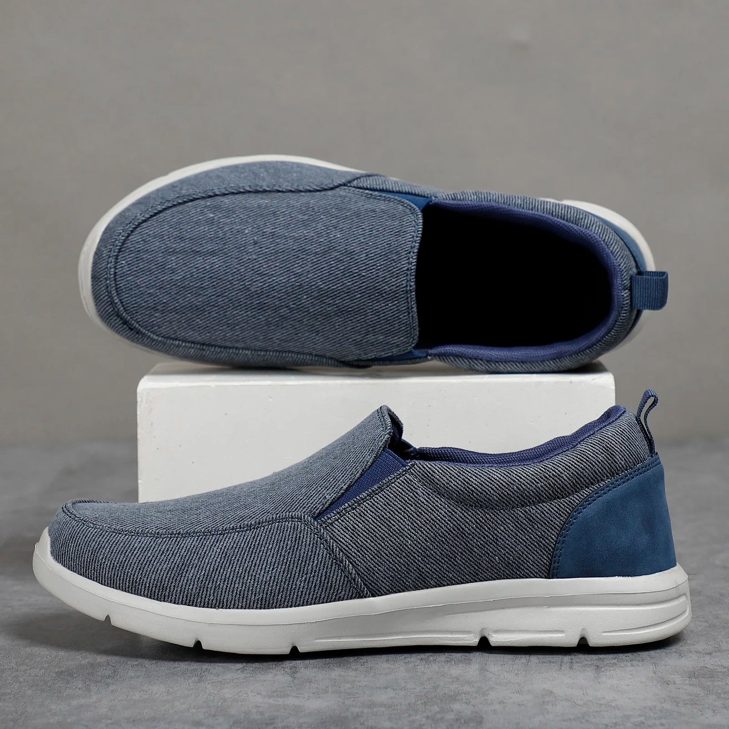 Lorenzo - Mocassins Casuais em Lona