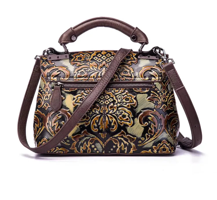 Sac à rabat Aurora Vintage – Fabriqué en cuir véritable de première qualité 