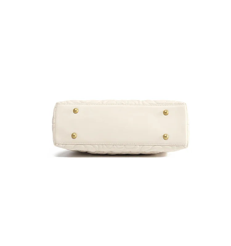 Camelia Elegance – Genuine Leather Bag