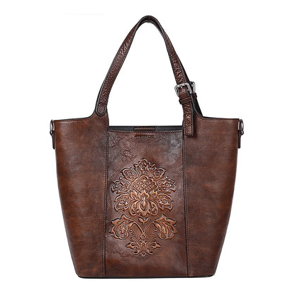 Sac seau Aurora Vintage – Fabriqué en cuir véritable de première qualité 