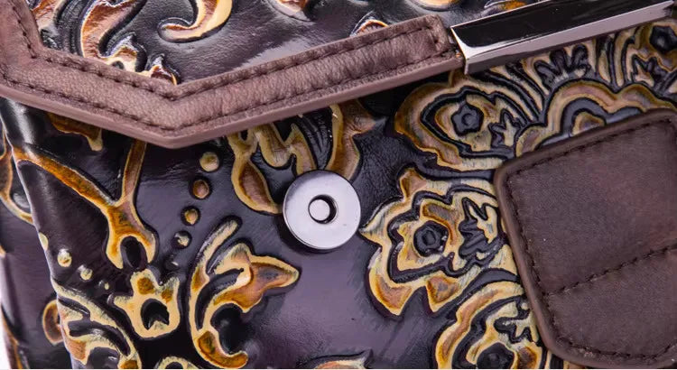 Sac à rabat Aurora Vintage – Fabriqué en cuir véritable de première qualité 