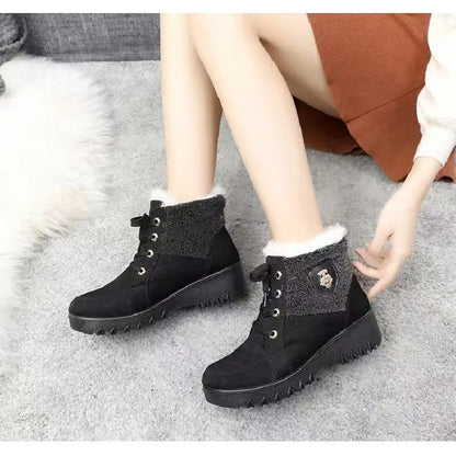 Terenne - Women's Retro Boots with Fleece Lining