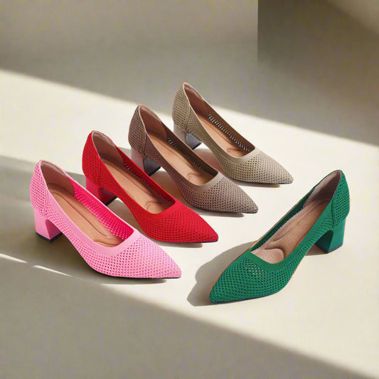 Miss Isadora Pump - Sapato de Salto Médio muito Elegante e Confortável