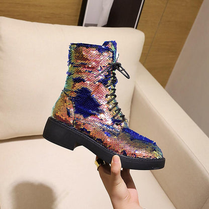 Elianna Sequin Boot