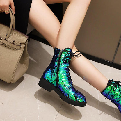 Elianna Sequin Boot