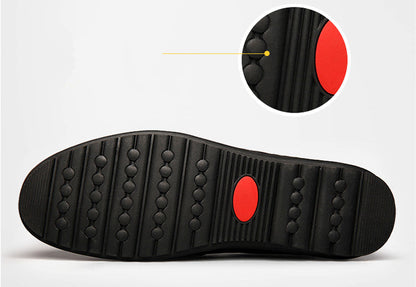 Sapato Julio™ de Couro Vegan Mocassim